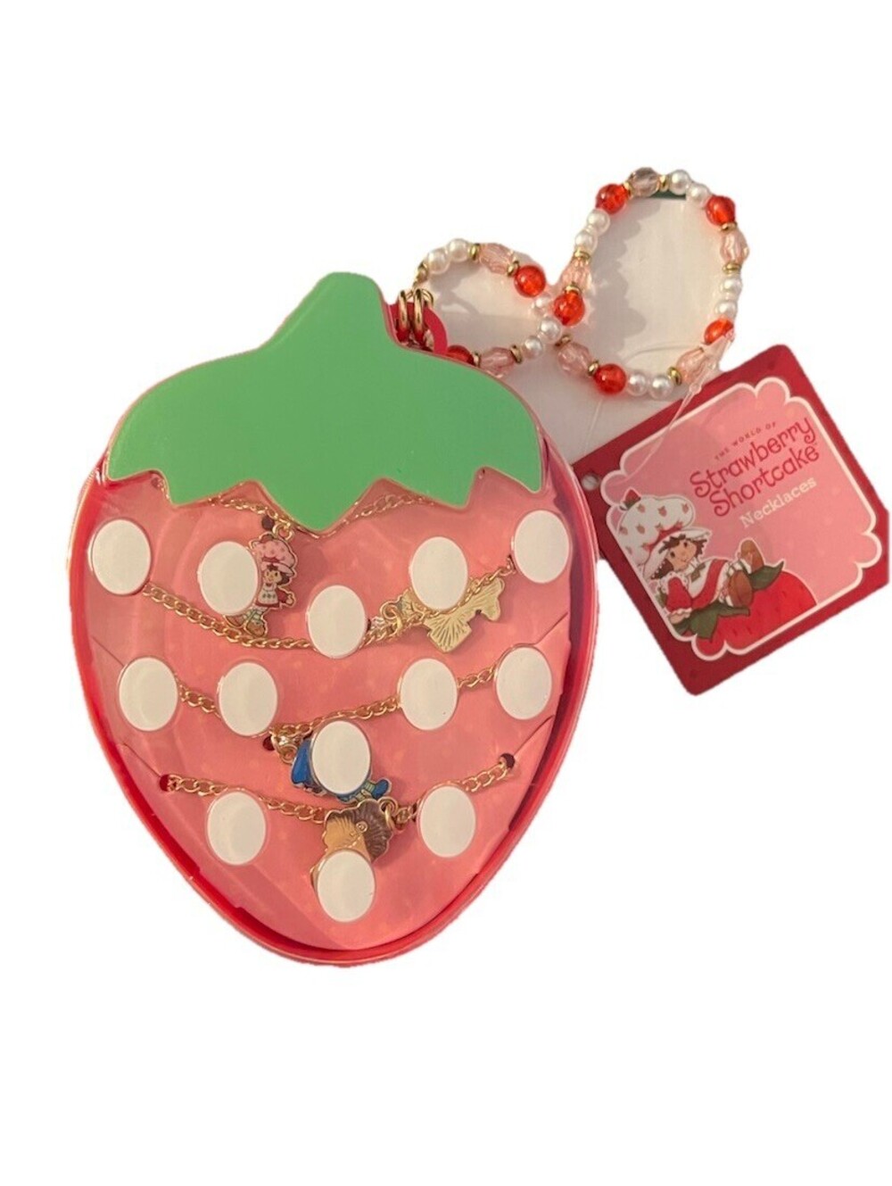 Strawberry Shortcake and Friends 4 Necklace Set New